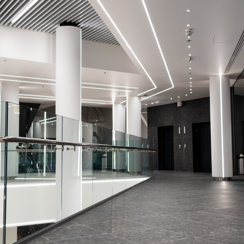 illuminazione per showroom